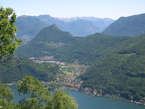 Lago di  Lugano - Figino - M.San Salvatore